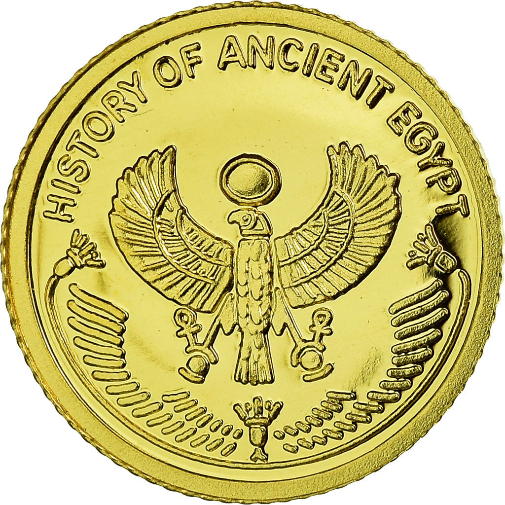 Moneta, Figi, History of Ancient Egypt, 10 Dollars, 2010, FDC, Oro
