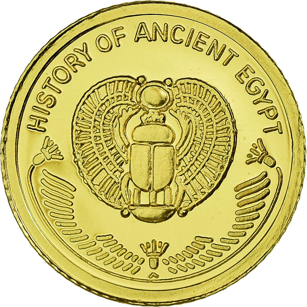 Coin, Fiji, History of Ancient Egypt, 10 Dollars, 2010, MS(65-70), Gold