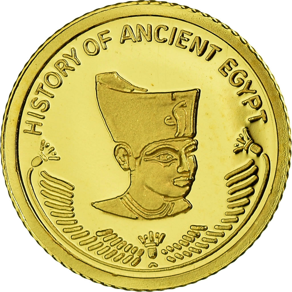 Coin, Fiji, History of Ancient Egypt, 10 Dollars, 2010, MS(65-70), Gold