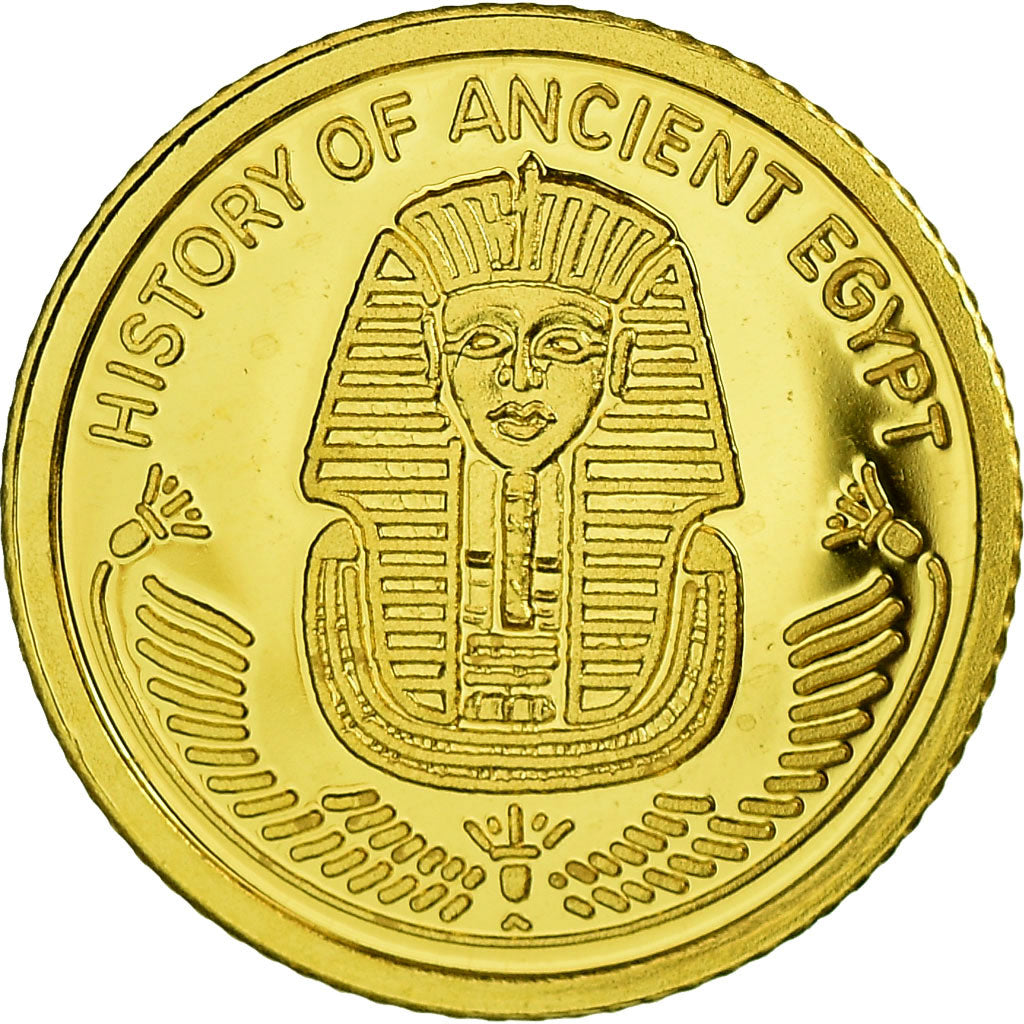 Coin, Fiji, History of Ancient Egypt, 10 Dollars, 2010, MS(65-70), Gold
