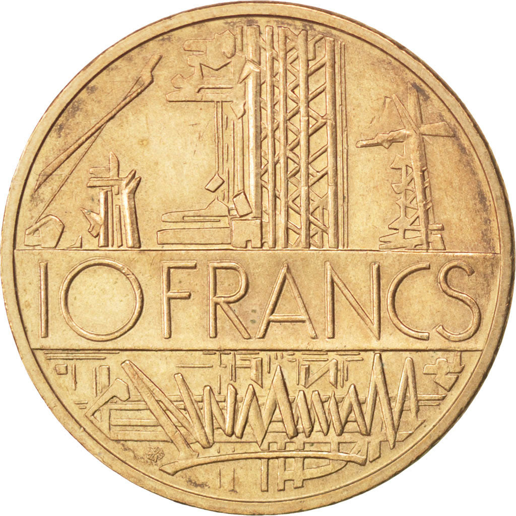 FRANCE, 10 Francs, 1982, KM #940, AU(50-53), Cupro-nickel Aluminium, Gadoury...