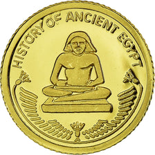 Moeda, Fiji, History of Ancient Egypt, 10 Dollars, 2010, MS(65-70), Dourado