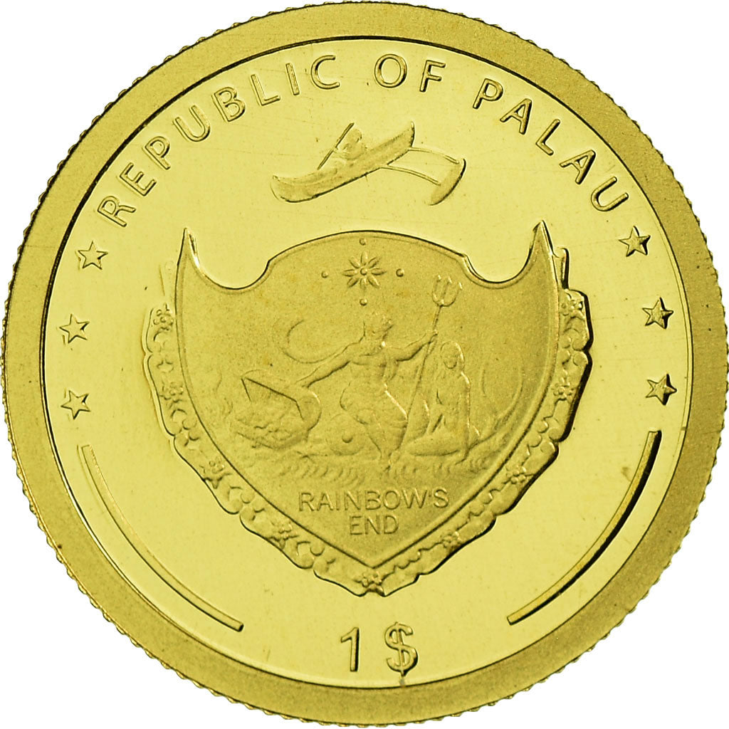 Moneta, Palau, Dollar, 2009, CIT, FDC, Oro, KM:239