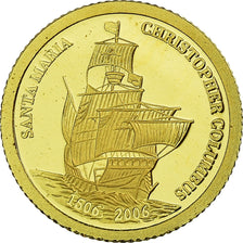 Palau, Christophe Colomb, Dollar, 2006, MS(65-70), Gold