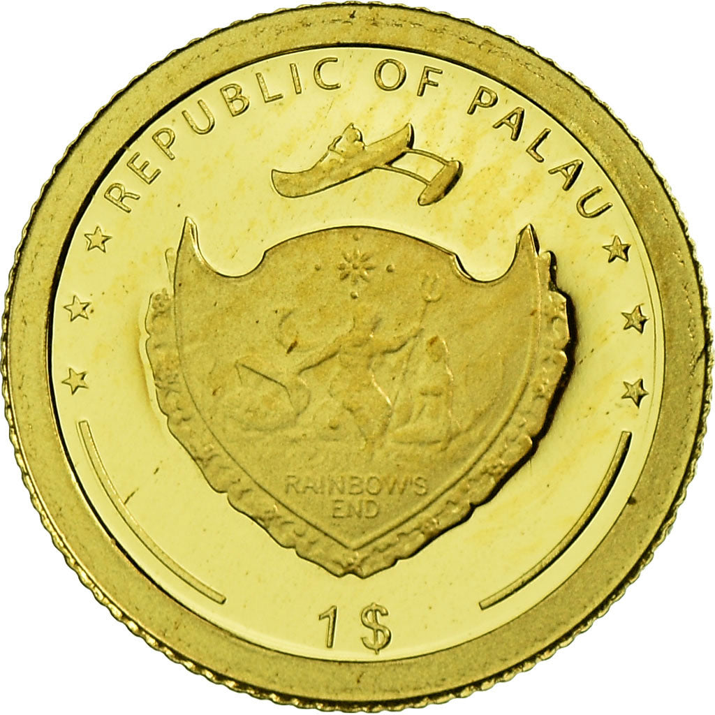 Palau, Christophe Colomb, Dollar, 2006, MS(65-70), Gold