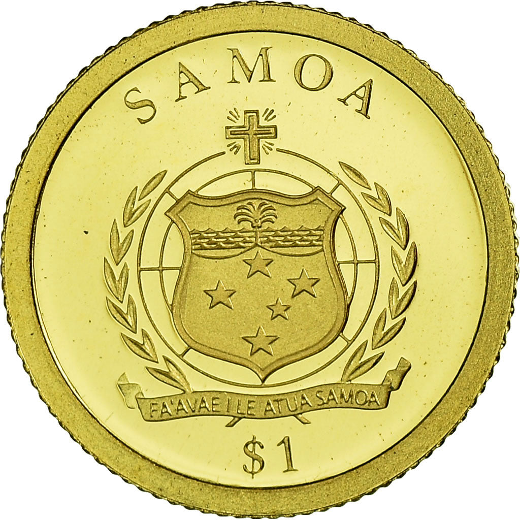 Coin, Samoa, Tala, 2009, B.H. Mayer, MS(65-70), Gold, KM:190