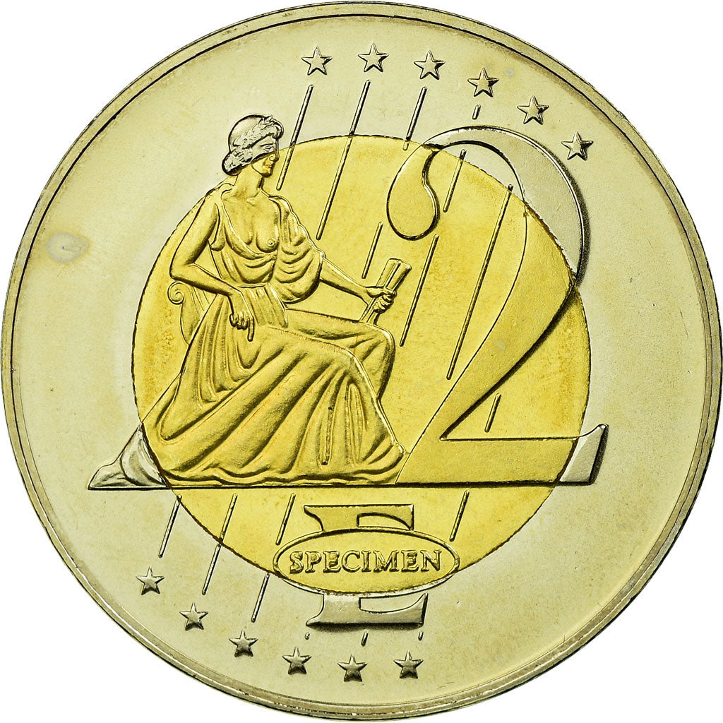 Slowakei, Fantasy euro patterns, 2 Euro, 2003, UNZ, Bi-Metallic