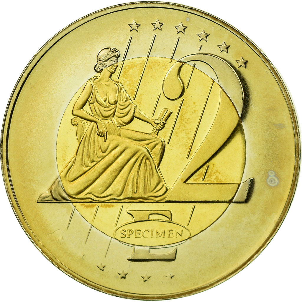 Malta, Fantasy euro patterns, 2 Euro, 2004, UNZ, Bi-Metallic