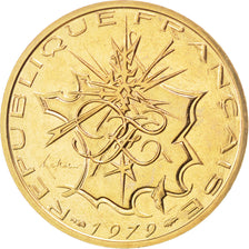 FRANCE, Mathieu, 10 Francs, 1979, KM #940, MS(63), Nickel-Brass, 26, Gadoury...