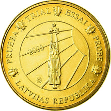 Latvia, Fantasy euro patterns, 10 Euro Cent, 2003, MS(63), Brass