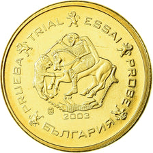 Bulgaria, Fantasy euro patterns, 10 Euro Cent, 2003, MS(63), Mosiądz