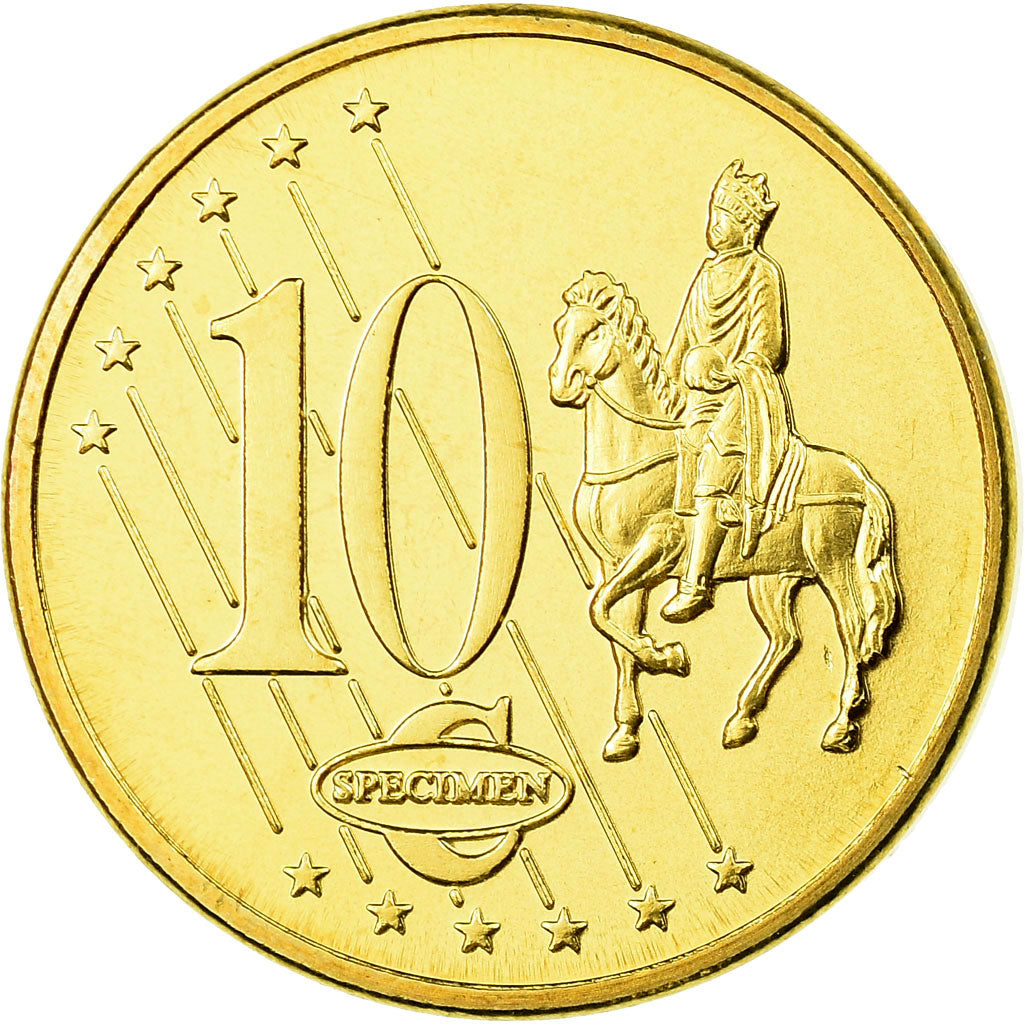 Estonia, Fantasy euro patterns, 10 Euro Cent, 2003, SPL, Laiton