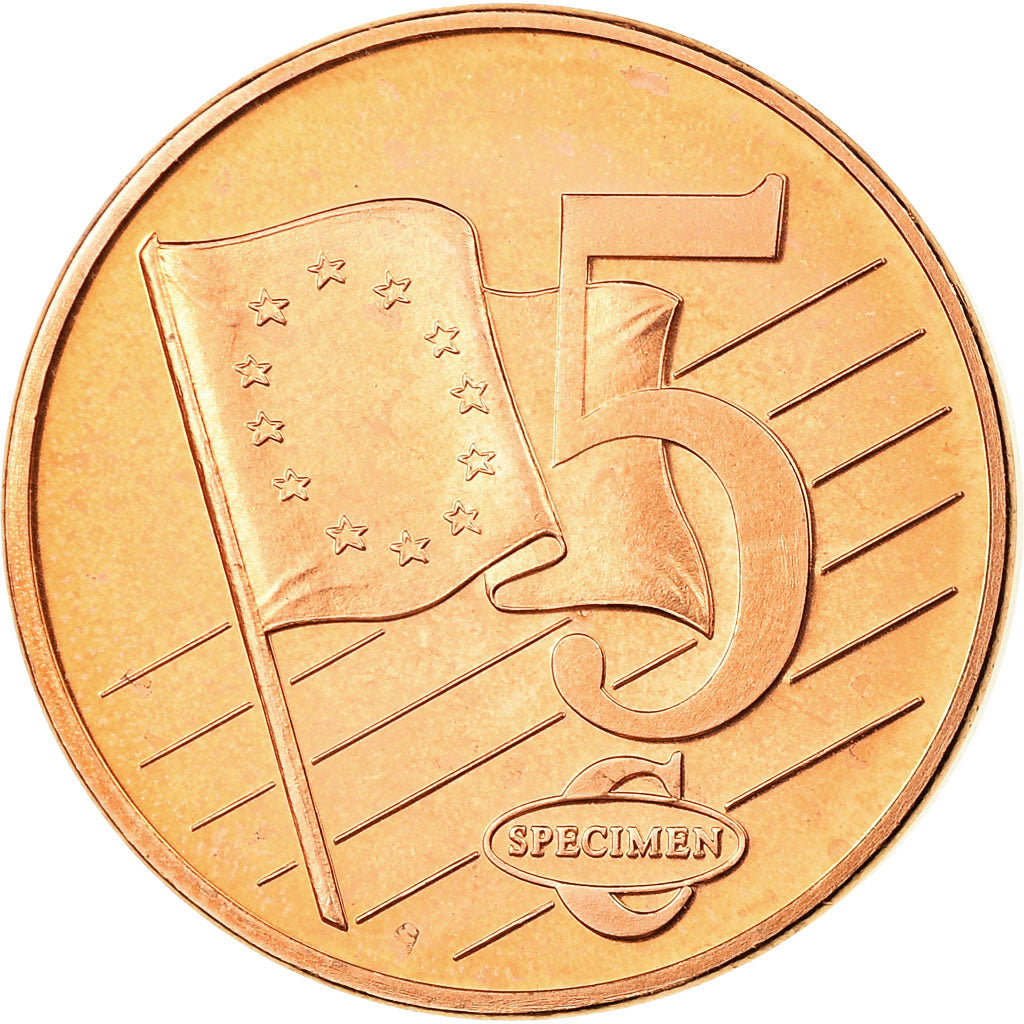 Roumanie, Fantasy euro patterns, 5 Euro Cent, 2003, SPL, Cuivre