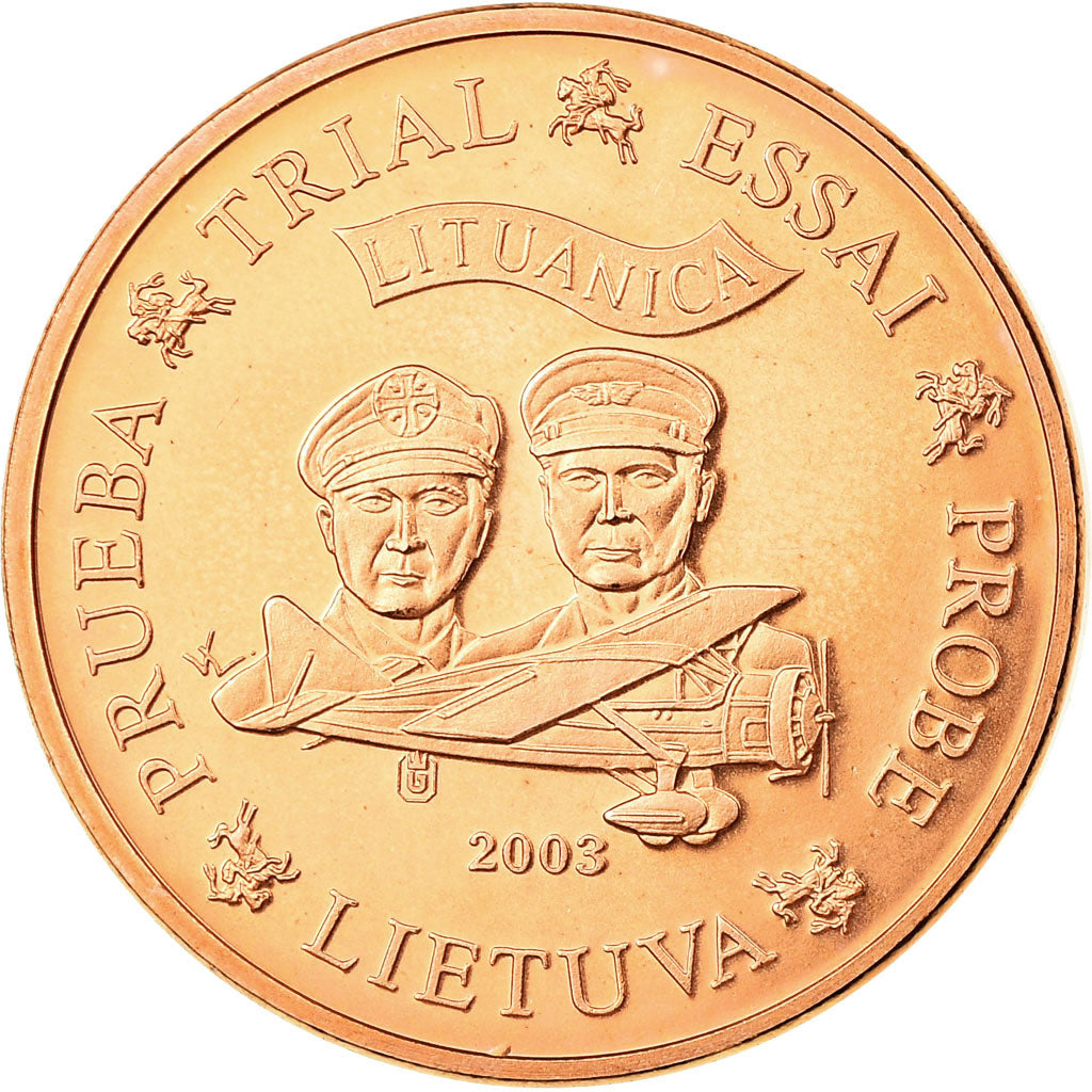 Lithuania, Fantasy euro patterns, 5 Euro Cent, 2003, MS(63), Copper