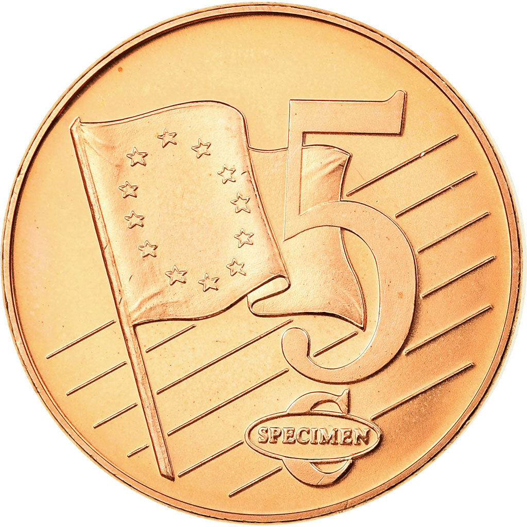 Lithuania, Fantasy euro patterns, 5 Euro Cent, 2003, MS(63), Copper
