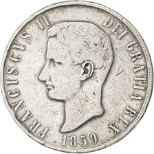 ITALIAN STATES, 120 Grana, 1859, KM #381, VF(20-25), Silver, 37, 27.17