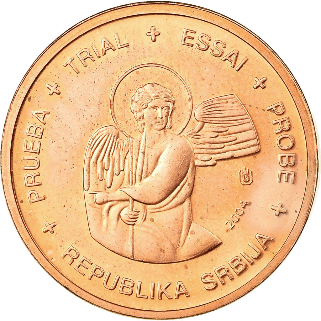 Serbien, Fantasy euro patterns, 2 Euro Cent, 2004, UNZ, Kupfer