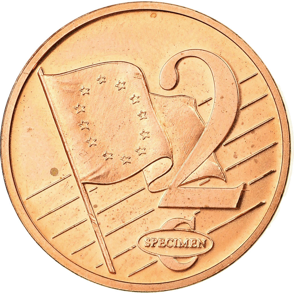 Serbien, Fantasy euro patterns, 2 Euro Cent, 2004, UNZ, Kupfer
