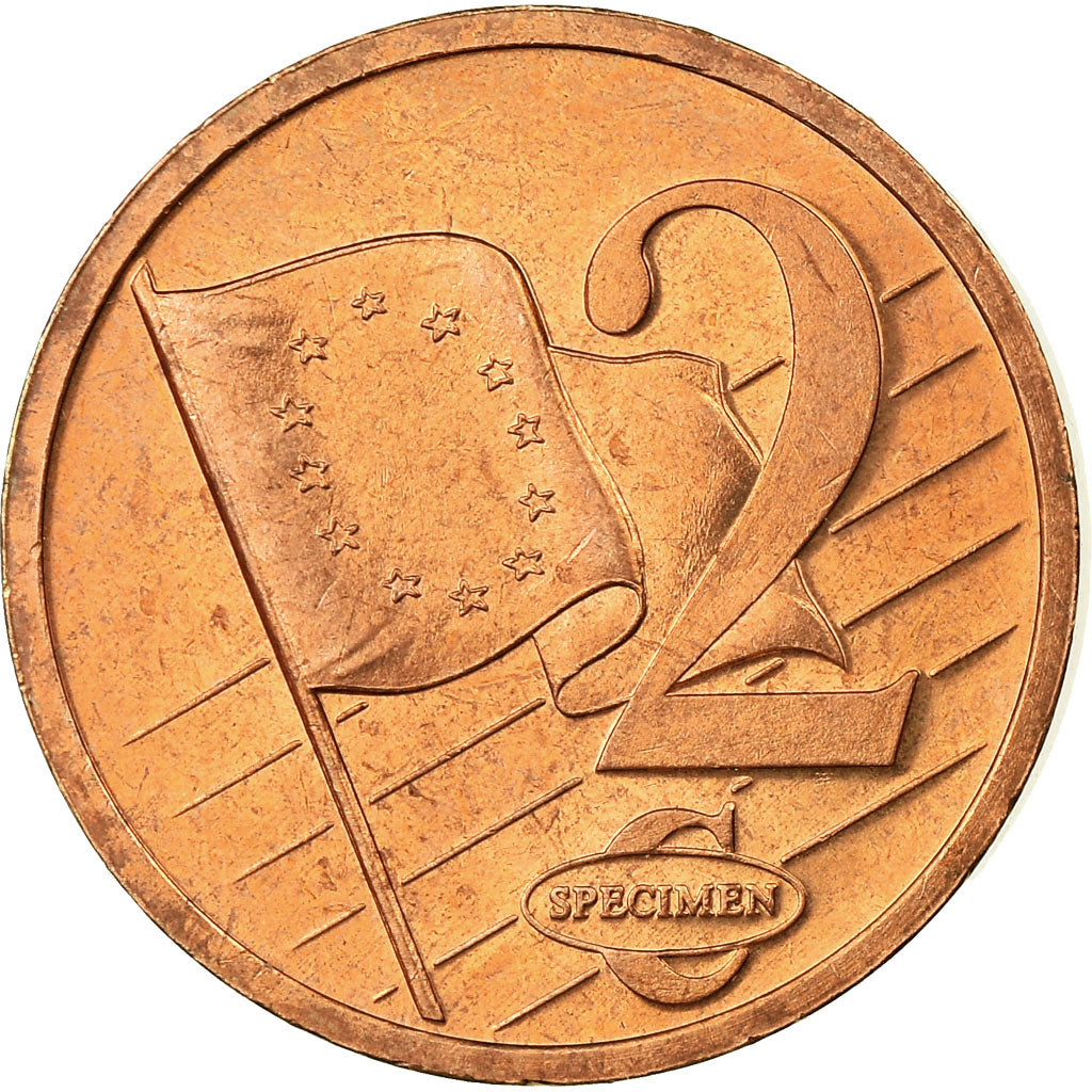 Suecia, Fantasy euro patterns, 2 Euro Cent, 2003, EBC, Cobre