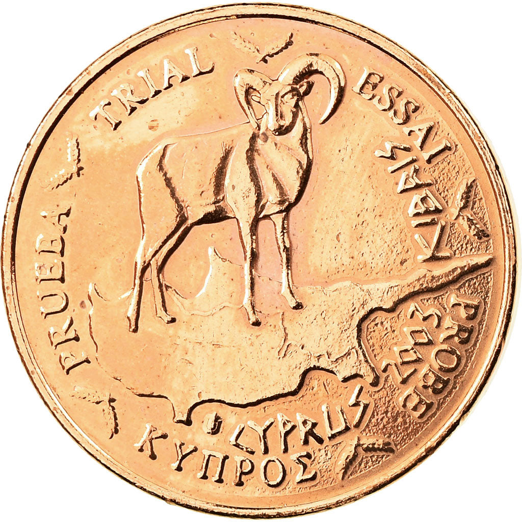 Chipre, Fantasy euro patterns, 2 Euro Cent, 2003, SC, Cobre