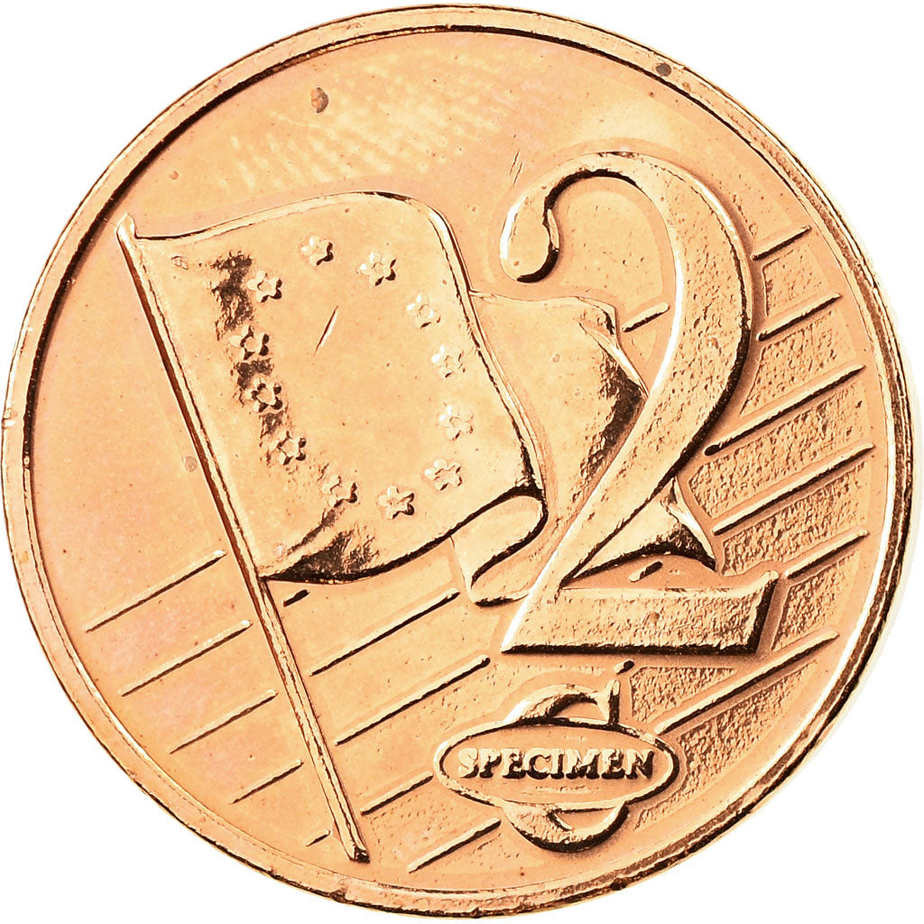 Chipre, Fantasy euro patterns, 2 Euro Cent, 2003, SC, Cobre
