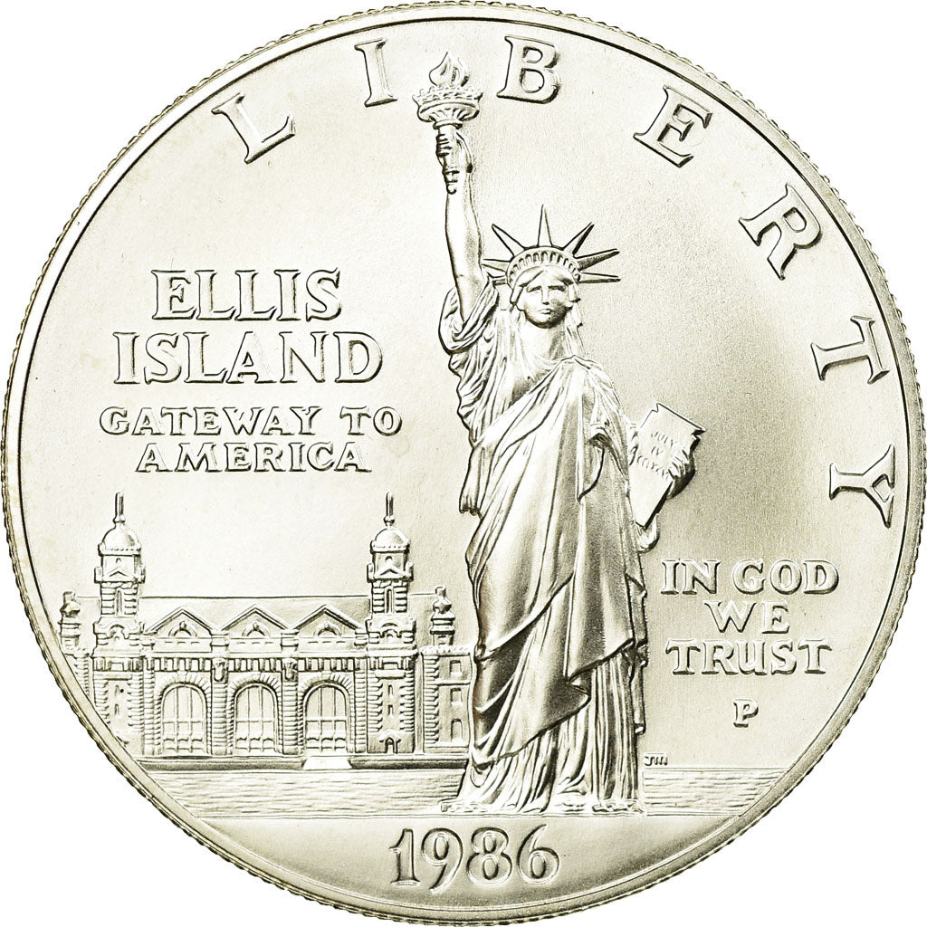 Coin, United States, Dollar, 1986, U.S. Mint, Philadelphia, MS(65-70), Silver
