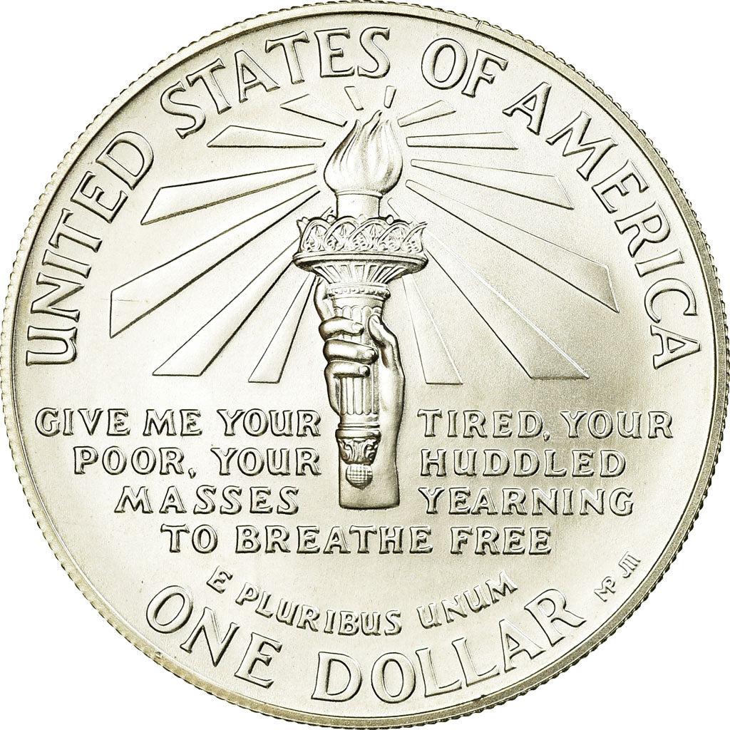 Coin, United States, Dollar, 1986, U.S. Mint, Philadelphia, MS(65-70), Silver