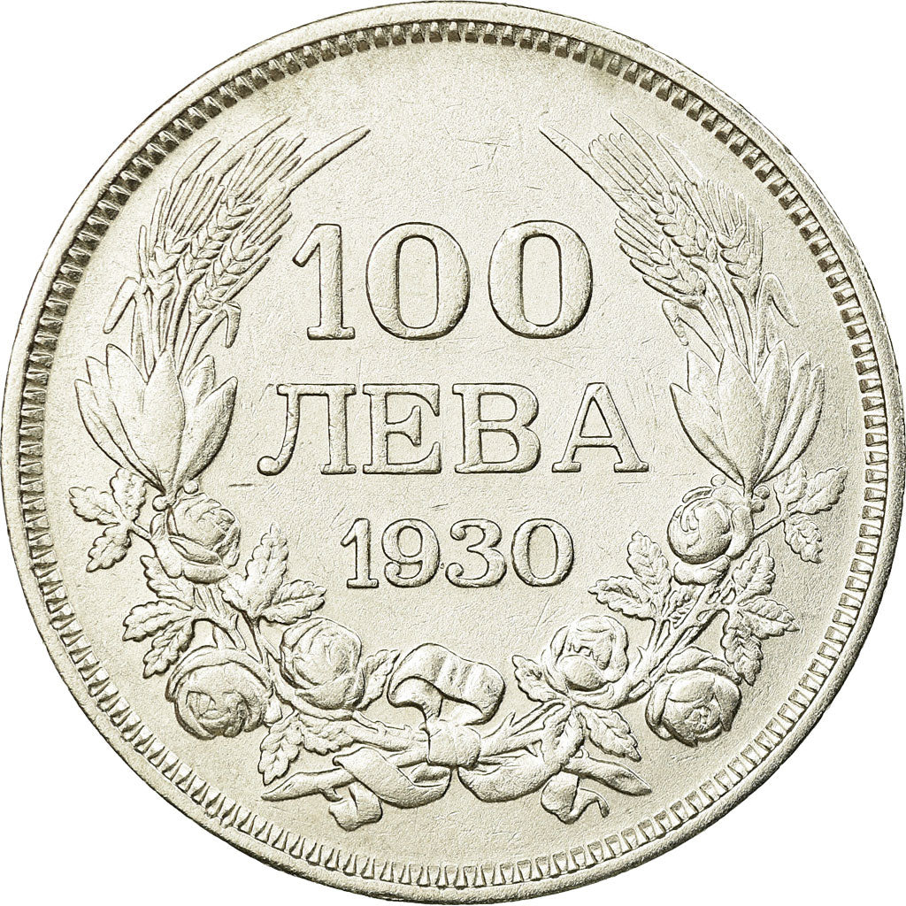 Coin, Bulgaria, 100 Leva, 1930, Budapest, Hungary, AU(55-58), Silver, KM:43