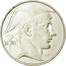 Coin, Belgium, 20 Francs, 20 Frank, 1949, EF(40-45), Silver, KM:140.1