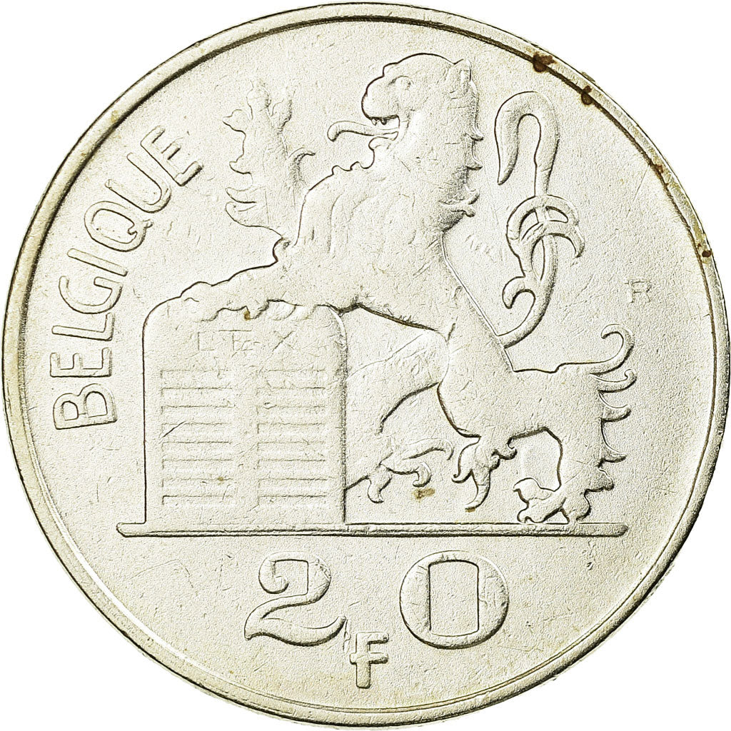 Coin, Belgium, 20 Francs, 20 Frank, 1949, EF(40-45), Silver, KM:140.1