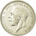 Moneda, Gran Bretaña, George V, Florin, Two Shillings, 1931, MBC+, Plata