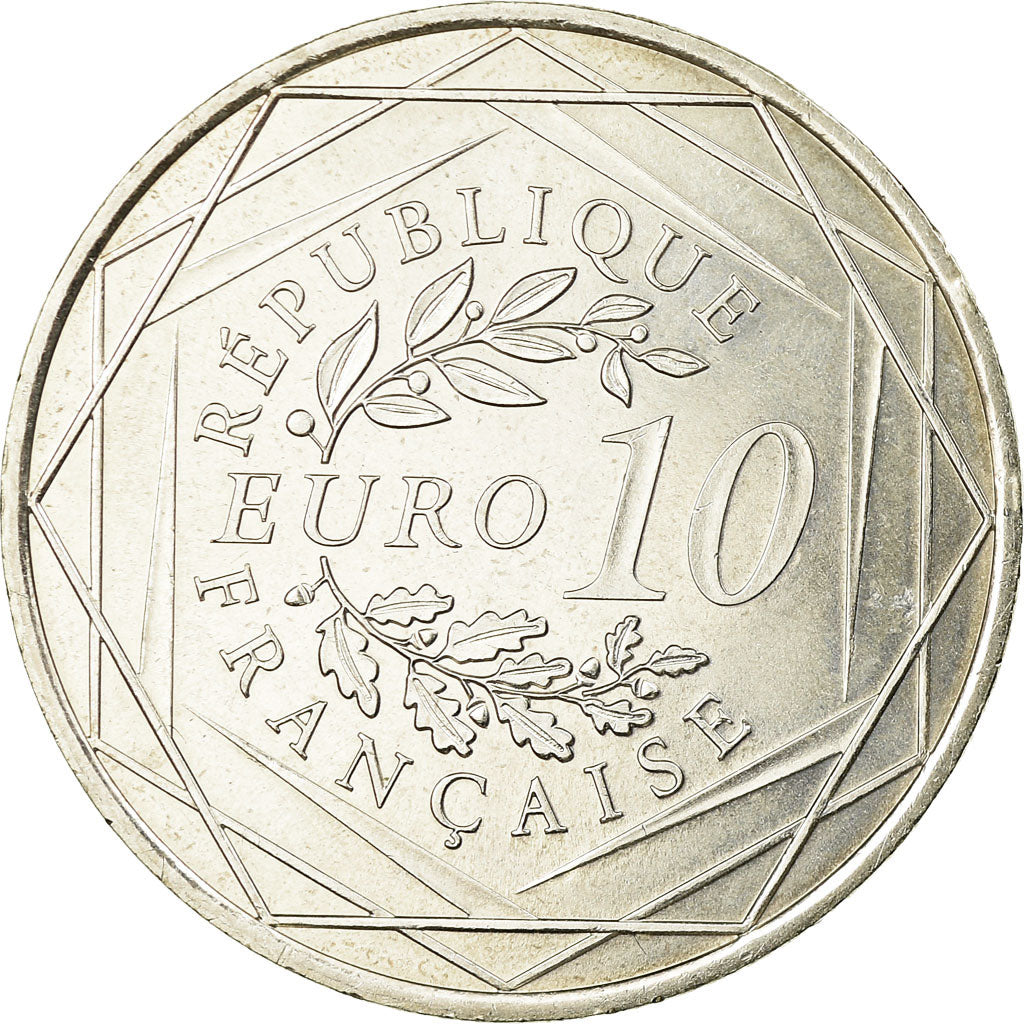 France, 10 Euro, 2013, AU(55-58), Silver, KM:2073