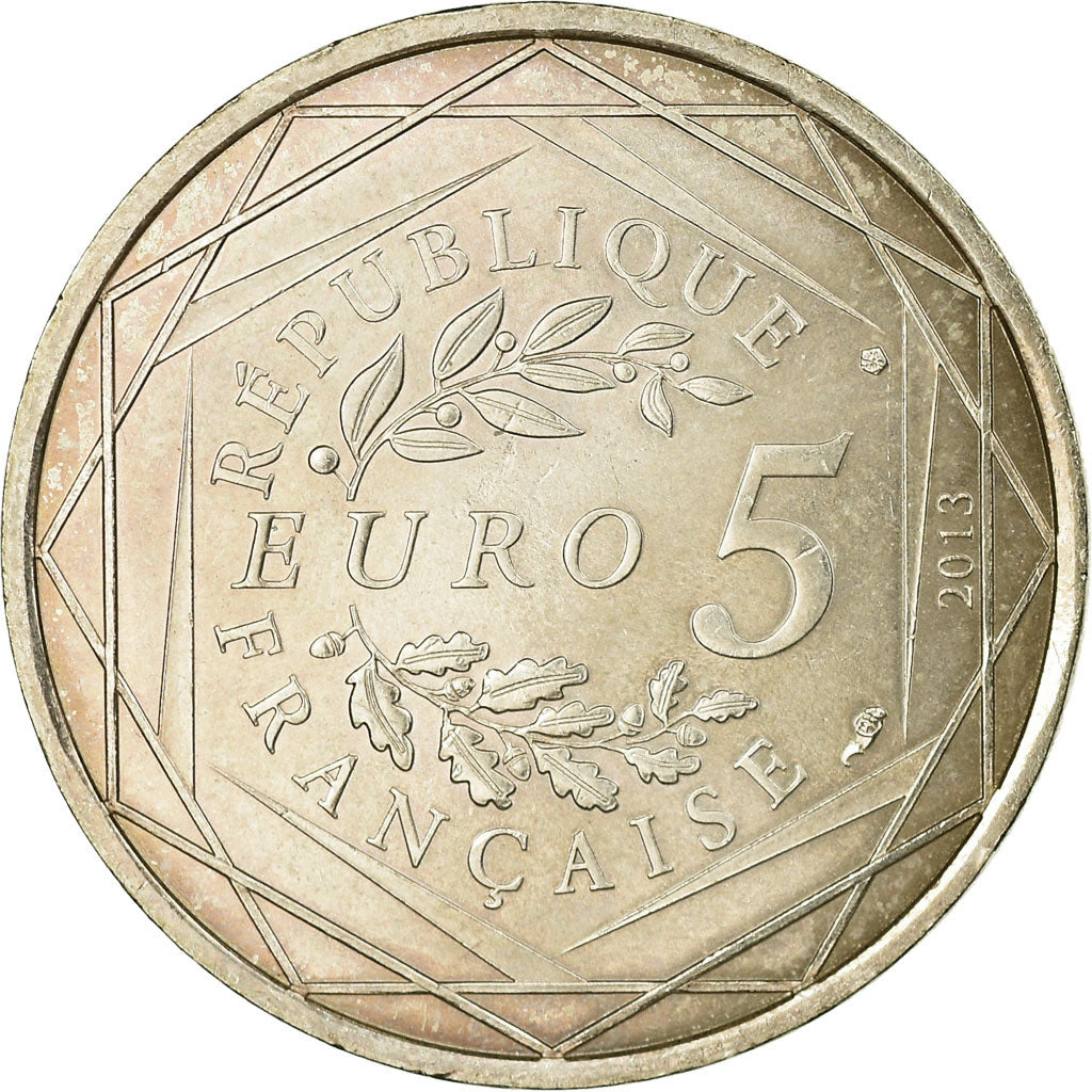 Frankrijk, 5 Euro, Egalité, 2013, ZF, Zilver, Gadoury:EU646