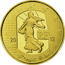 France, Semeuse, 5 Euro, 2012, BE, MS(65-70), Gold, Gadoury:EU525, KM:1890