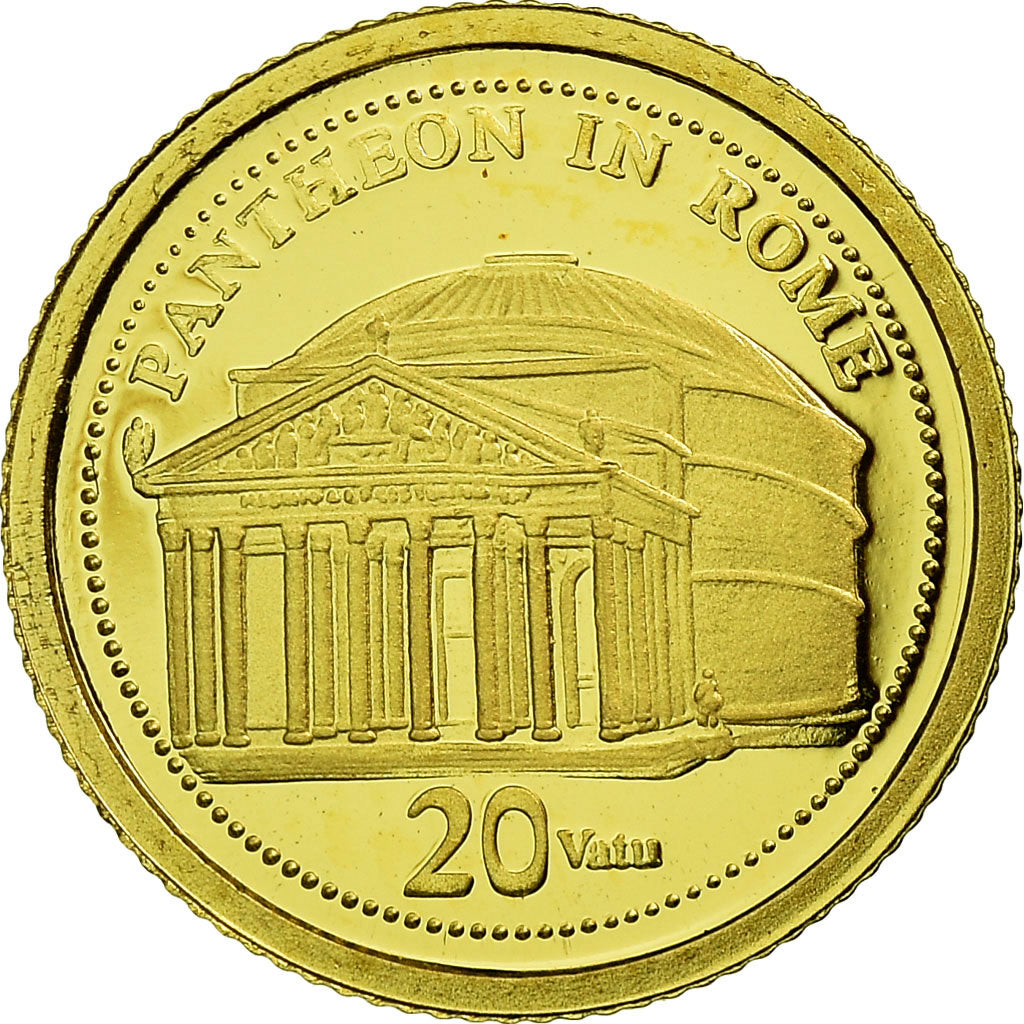 Coin, Vanuatu, 20 Vatu, 2009, B.H. Mayer, Proof, MS(65-70), Gold, KM:60