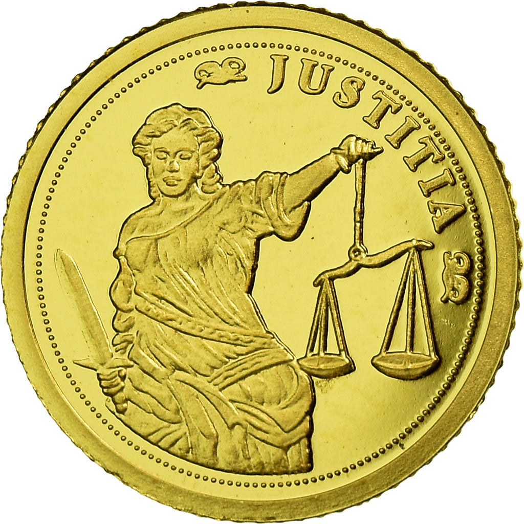 Moneta, Costa d’Avorio, Justice, 1500 Francs CFA, Proof, FDC, Oro