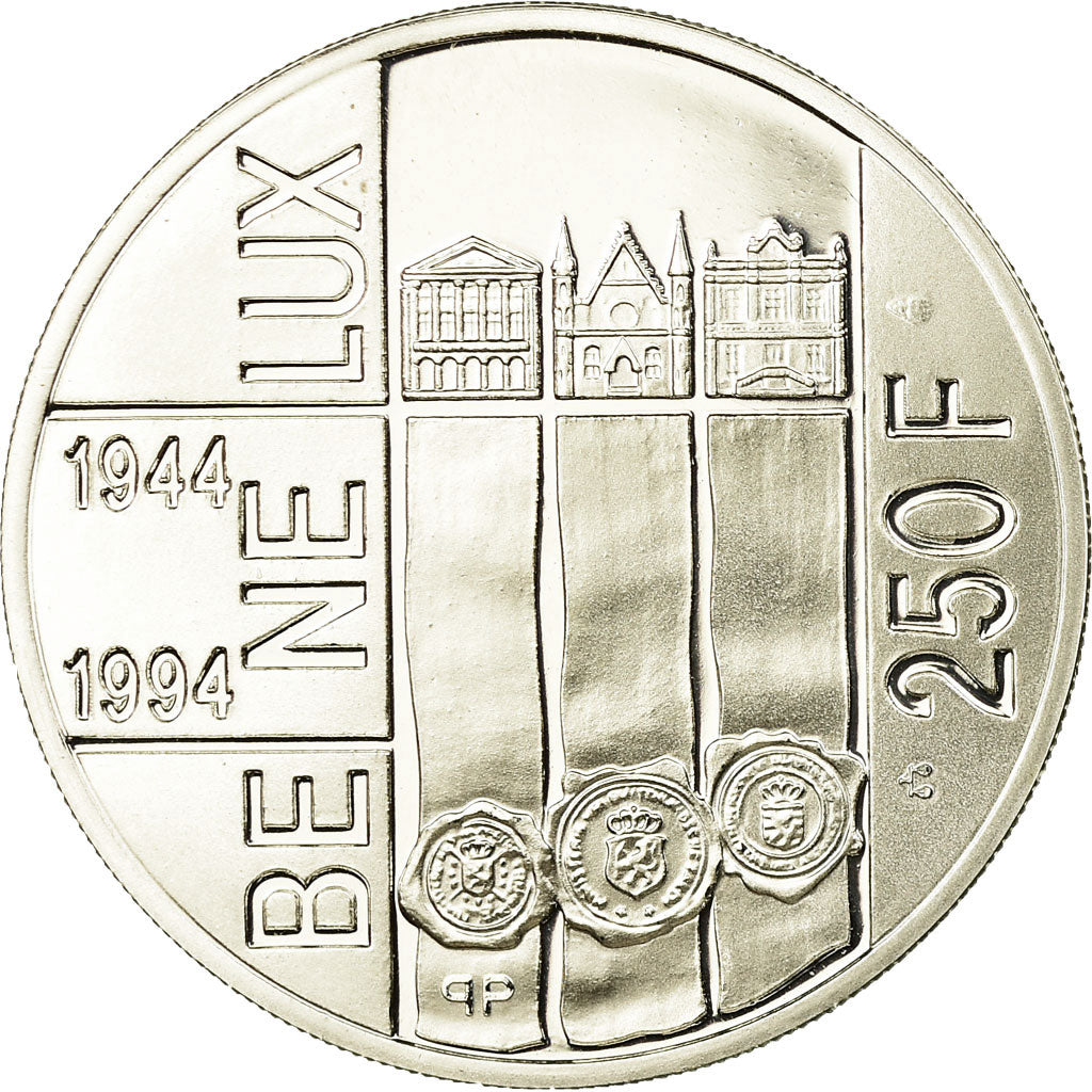 Coin, Belgium, 250 Francs, 250 Frank, 1994, Brussels, Proof, MS(65-70), Silver