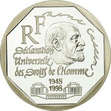 Coin, France, René Cassin, 100 Francs, 1998, Paris, BE, MS(65-70), Silver