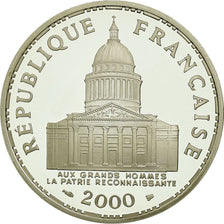 Coin, France, Panthéon, 100 Francs, 2000, Paris, BE, MS(65-70), Silver