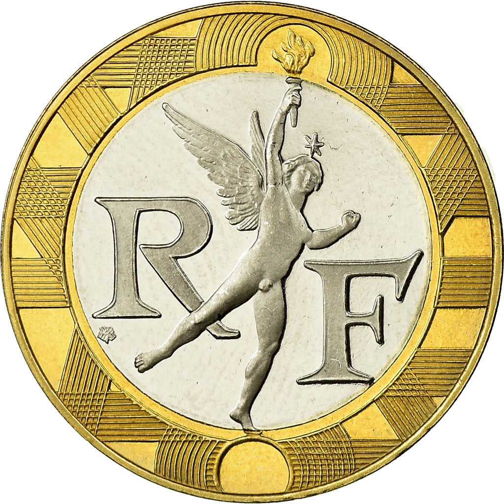 Moneta, Francia, Génie, 10 Francs, 2000, Paris, BE, FDC, Alluminio-bronzo