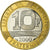 Moeda, França, Génie, 10 Francs, 2000, Paris, BE, MS(65-70), Alumínio-Bronze