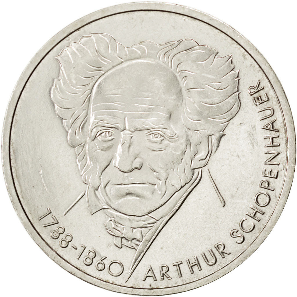 GERMANY - FEDERAL REPUBLIC, 10 Mark, 1988, Munich, KM #168, MS(65-70), Silver,..