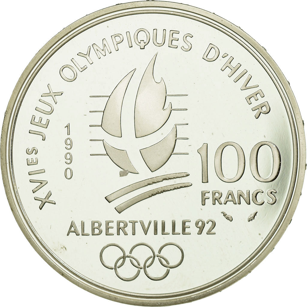 Coin, France, 100 Francs, 1990, BE, MS(65-70), Silver, KM:980, Gadoury:C7
