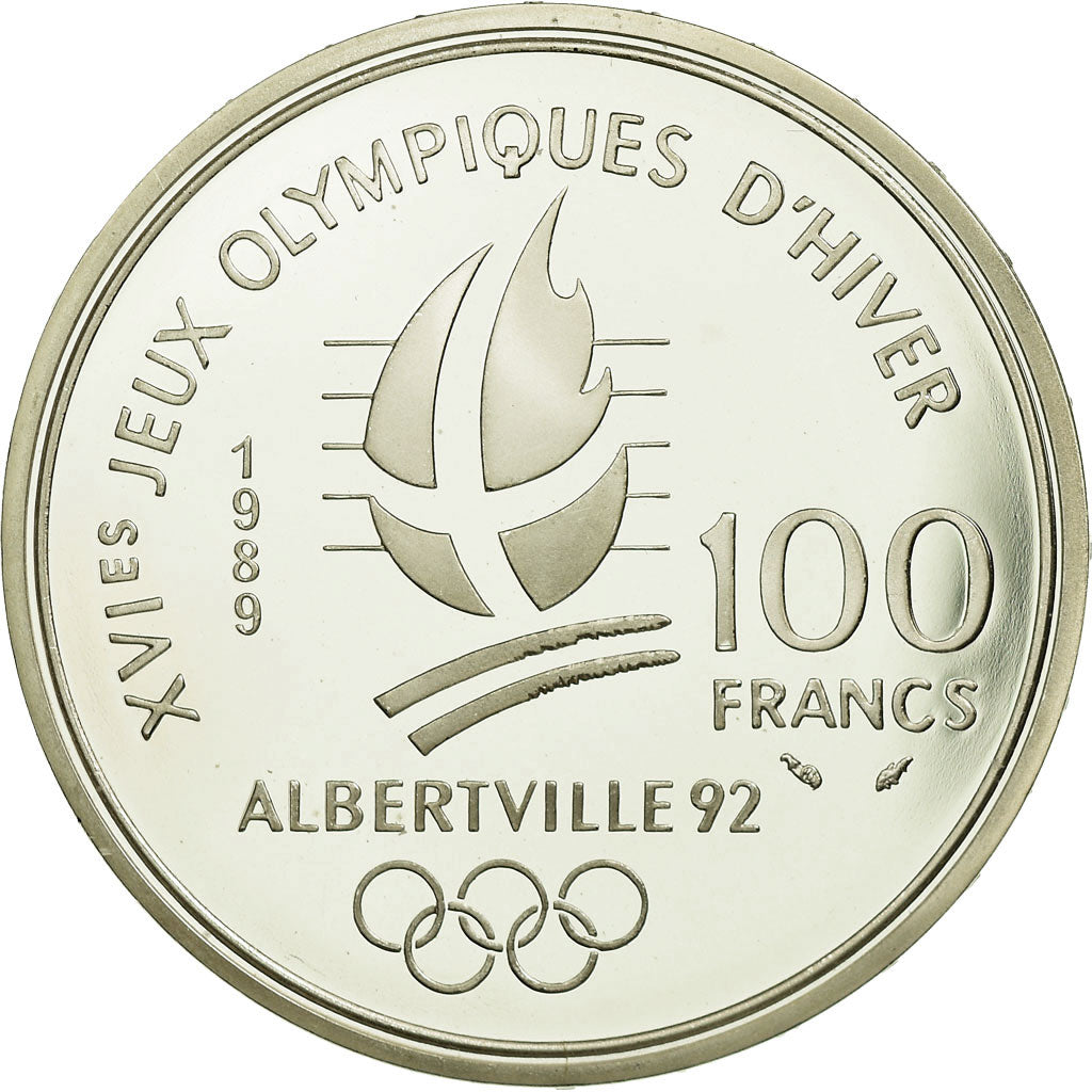Monnaie, France, 100 Francs, 1989, BE, FDC, Argent, Gadoury:C1, KM:971
