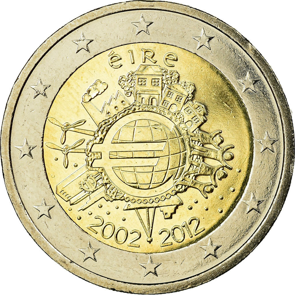 IRELAND REPUBLIC, 2 Euro, 2012, VZ, Bi-Metallic, KM:71