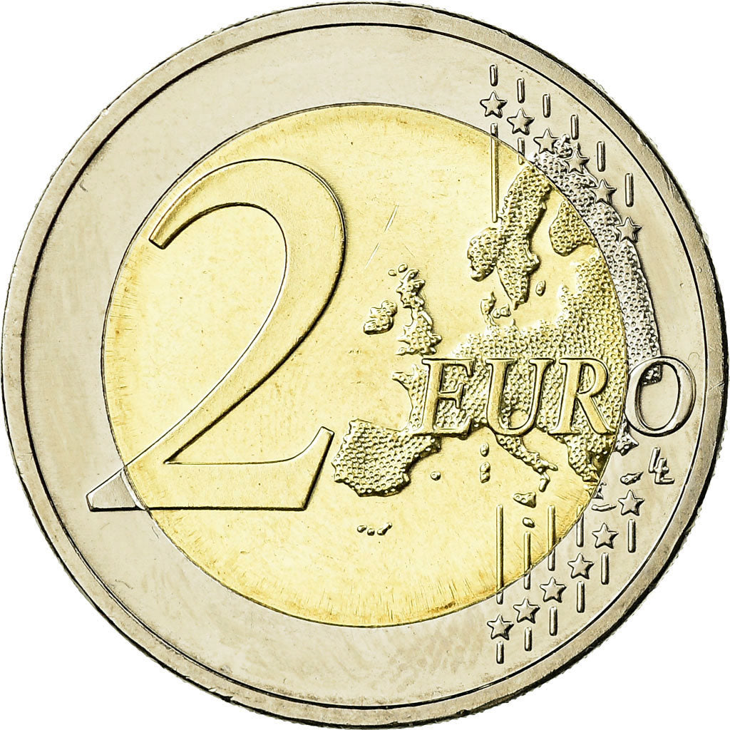Estonia, 2 Euro, 10 ans de l'Euro, 2012, AU(55-58), Bi-Metallic, KM:70