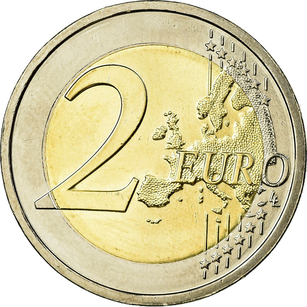 Portugal, 2 Euro, 10 ans de l'Euro, 2012, VZ, Bi-Metallic, KM:812