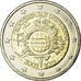 ALEMANIA - REPÚBLICA FEDERAL, 2 Euro, 10 ans de l'Euro, 2012, EBC, Bimetálico