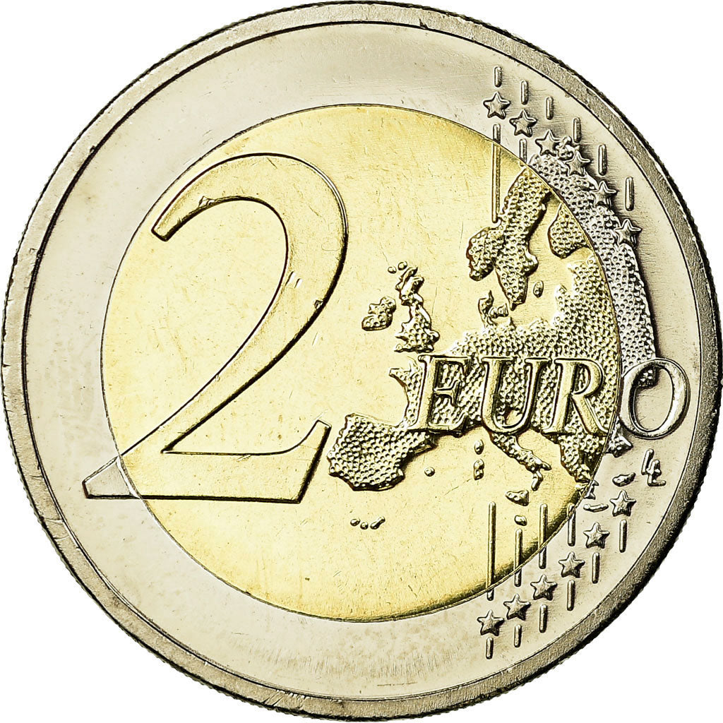 ALEMANIA - REPÚBLICA FEDERAL, 2 Euro, 10 ans de l'Euro, 2012, EBC, Bimetálico