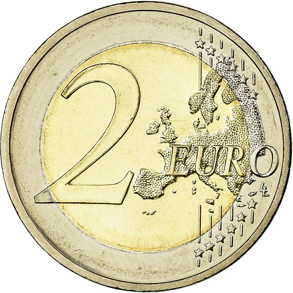 GERMANY - FEDERAL REPUBLIC, 2 Euro, 10 ans de l'Euro, 2012, AU(55-58)